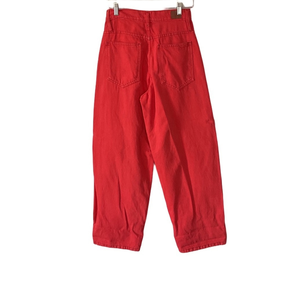BDG High-Rise Extreme Baggy Orange Jeans, size 26 - Picture 6 of 15